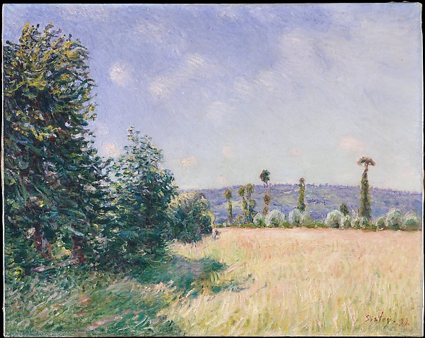 Sahurs Meadows in Morning Sun - Alfred Sisley
